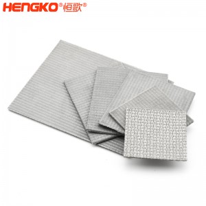 源頭廠家供應燒結網濾芯金屬濾芯濾板過濾精度均勻，應用于雜質分離過濾