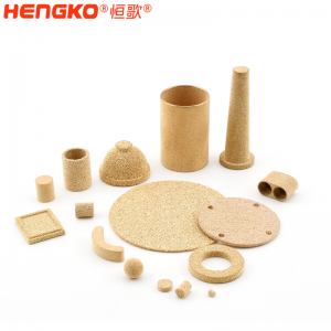 濾芯廠家定制微孔銅燒結粉末濾管排氣柔性耐高溫耐腐蝕3-90微米，制藥工業可用