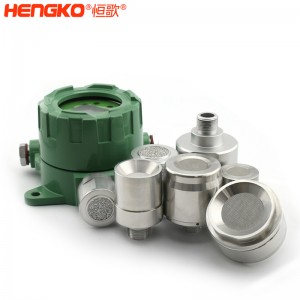 恒歌定制孔徑0.2-120μm不銹鋼氣體傳感器防爆外殼，耐腐蝕防水金屬過(guò)濾器