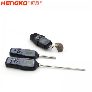 恒歌定制HG970手持式溫濕度標準器_用于無塵車間、儲存?zhèn)}庫溫濕度測量抽檢